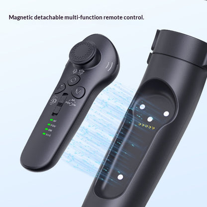 🎥3-Axis AI Smartphone Gimbal Stabilizer with Detachable Magnetic Fill Light, AI Face Tracking Gesture Control Portable Phone Video Stabilizer for Vlog Live Streaming Content Creation