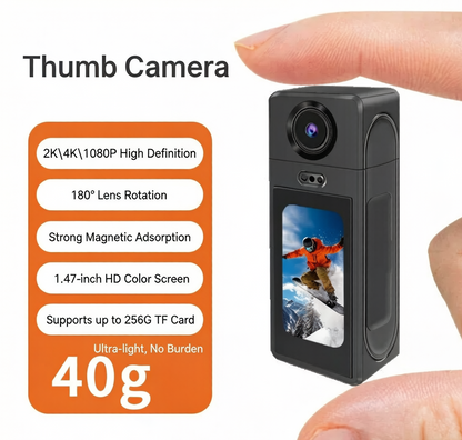 🎥 Wearable HD Camera for Vlogging, Sports & Daily Recording