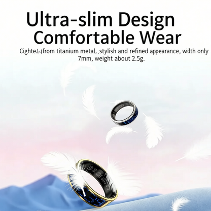 💍 Smart Health Ring with LED Display & Heart Rate/ Blood Oxygen Monitor