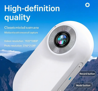 🎥 Clip-On 1080P HD Action Camera - Hands-Free Wearable Recorder
