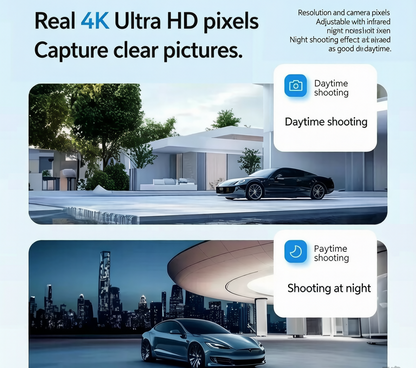 📸 4K WiFi Body Camera with 180° Rotatable Lens & 24H Battery