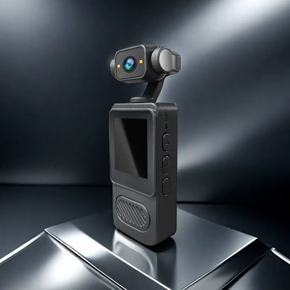 🎥 4K Portable Action Camera with 360° Rotatable Lens