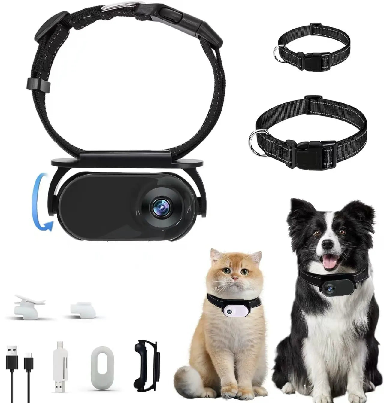 🎥 Clip-On 1080P HD Action Camera - Hands-Free Wearable Recorder