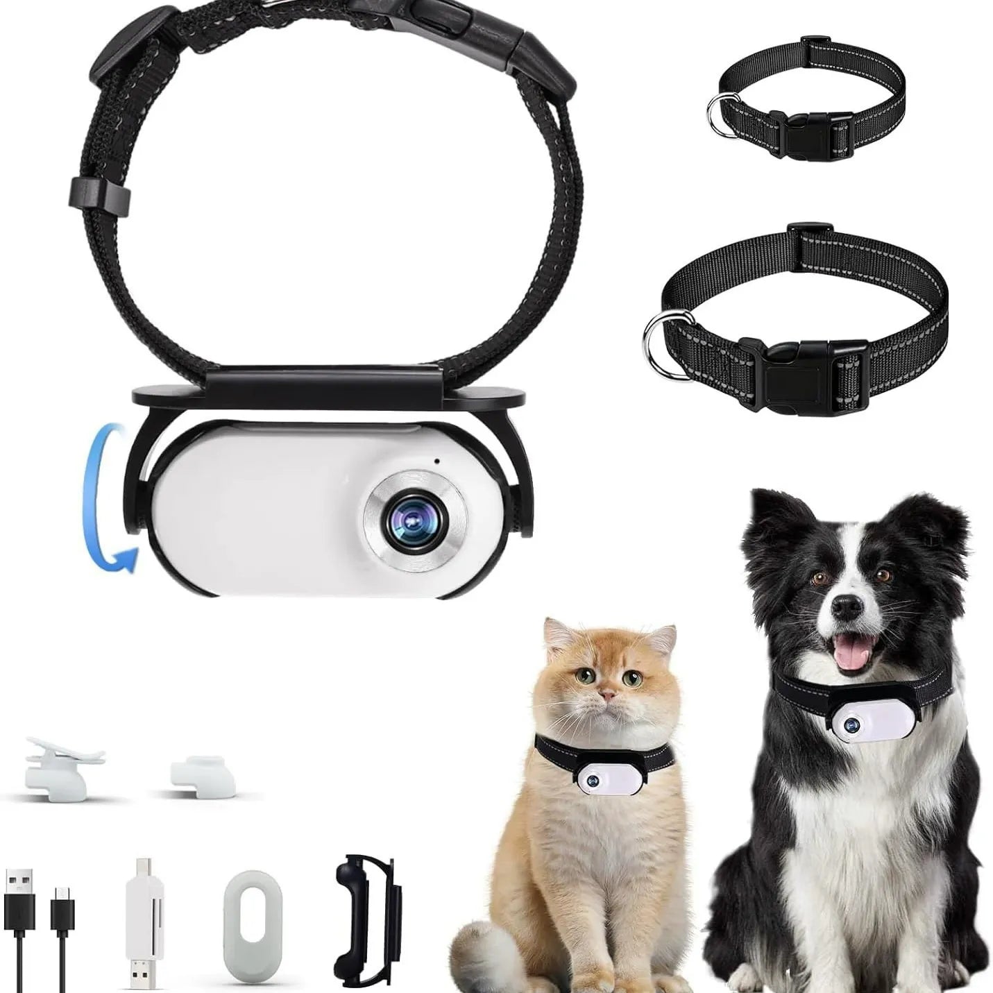 🎥 Clip-On 1080P HD Action Camera - Hands-Free Wearable Recorder