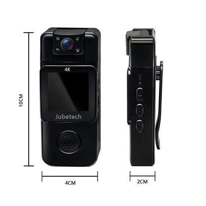 ✨ Portable Clip-On Action Camera with 160° Wide Angle & Night Vision